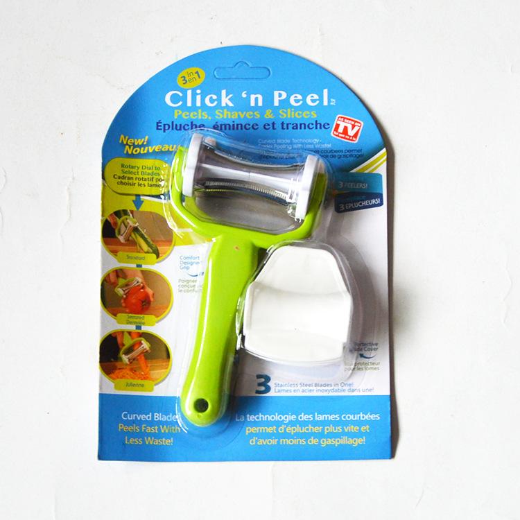 The 3 in 1 Click N Peel  from As Seen on TV